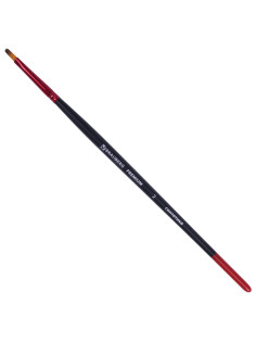 Кисть синтетика, плоская № 2, BRAUBERG PREMIUM, 201011