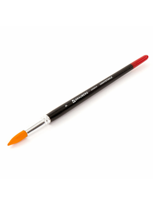 Кисть BRAUBERG синтетика, круглая, №9, 200854