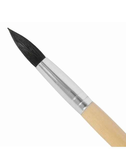 Кисть BRAUBERG, белка, круглая, № 8, 200185