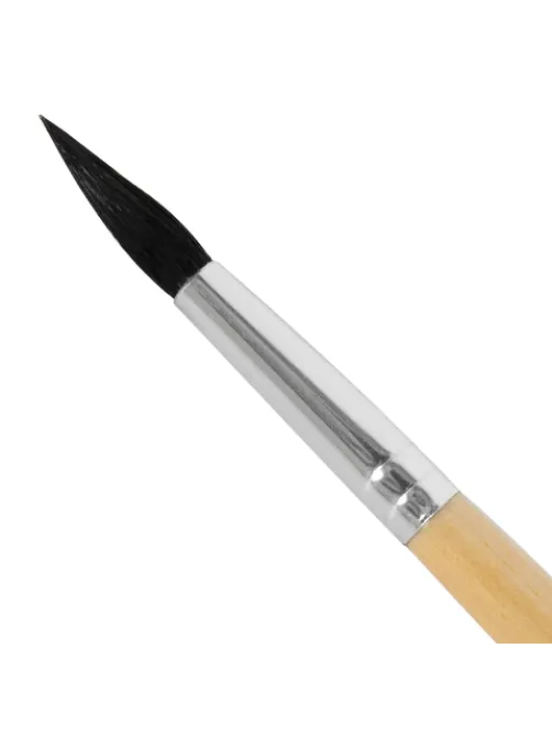 Кисть BRAUBERG, белка, круглая, № 6, 200183