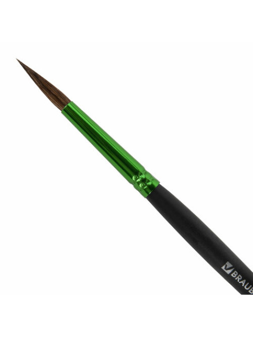 Кисть из ворса пони № 5, BRAUBERG PREMIUM, 200984