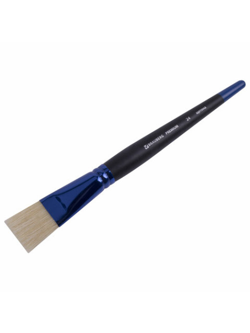 Кисть щетина, плоская № 24, BRAUBERG PREMIUM, 200999