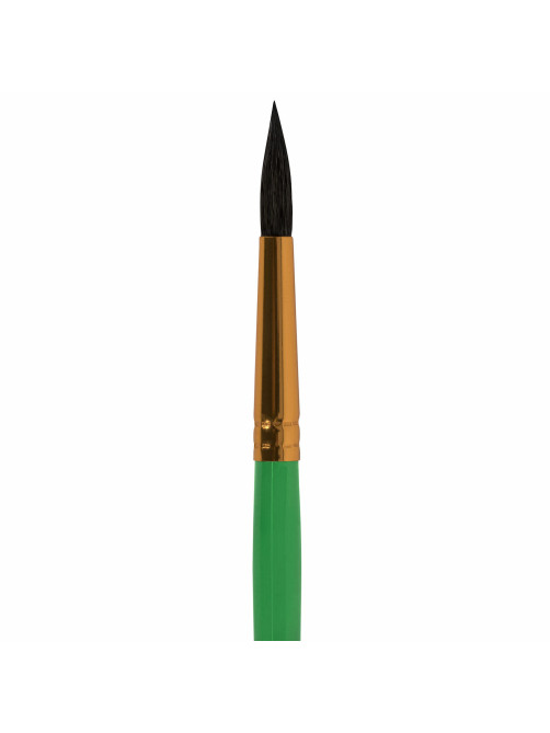 Кисть БЕЛКА, круглая, № 5, цветная ручка, ЮНЛАНДИЯ, 201056