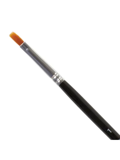 Кисть BRAUBERG синтетика, плоская, №1, 200864