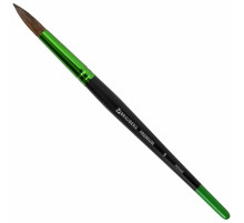 Кисть из ворса пони № 9, BRAUBERG PREMIUM, 200988