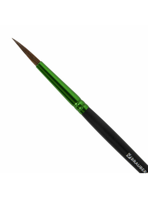 Кисть из ворса пони № 4, BRAUBERG PREMIUM, 200983