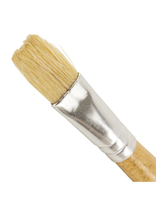 Кисть BRAUBERG, щетина, плоская, № 12, 200204