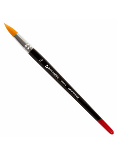 Кисть BRAUBERG синтетика, круглая, №10, 200855