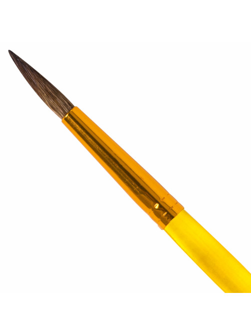 Кисть ПОНИ, круглая, № 4, цветная ручка, ЮНЛАНДИЯ, 201063