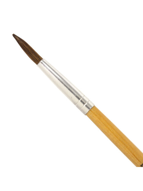 Кисть BRAUBERG, пони, круглая, № 4, 200190