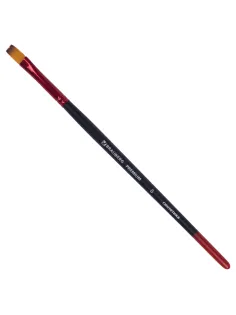 Кисть синтетика, плоская № 8, BRAUBERG PREMIUM, 201017