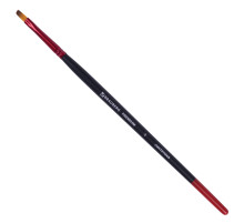 Кисть синтетика, плоская № 4, BRAUBERG PREMIUM, 201013