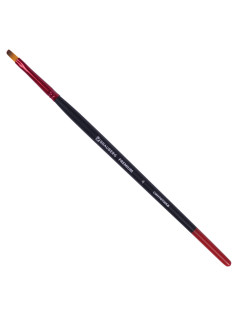 Кисть синтетика, плоская № 4, BRAUBERG PREMIUM, 201013