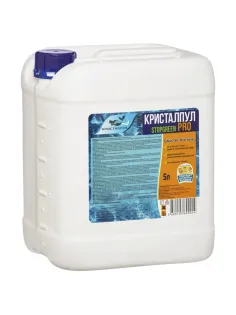 Средство против водорослей для бассейнов, 5 л, КРИСТАЛПУЛ STOPGREEN PRO, непенящееся, концентрат, KPSGP5S
