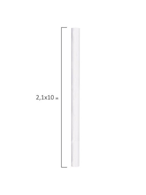 Холст в рулоне BRAUBERG ART CLASSIC, 2,1x10 м, грунт., 380 г/м2, 100% хлопок, среднее зерно, 191033