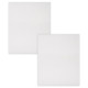 Холсты на подрамнике, набор 2 штуки, BRAUBERG ART BASIC, 50х60 см, 280 г/м2, хлопок, грунт, 192674