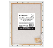 Холсты на подрамнике, набор 2 штуки, BRAUBERG ART BASIC, 30х40 см, 280 г/м2, хлопок, грунт, 192672