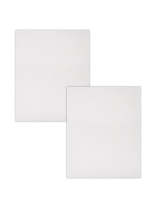 Холсты на подрамнике, набор 2 штуки, BRAUBERG ART BASIC, 50х60 см, 280 г/м2, хлопок, грунт, 192674