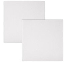Холсты на подрамнике, набор 2 штуки, BRAUBERG ART BASIC, 20х20 см, 280 г/м2, хлопок, грунт, 192670