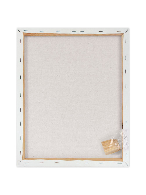 Холсты на подрамнике, набор 3 штуки, BRAUBERG ART BASIC, 40х50 см, 280 г/м2, хлопок, грунт, 192678