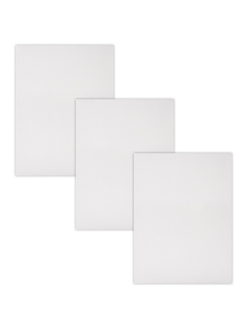 Холсты на подрамнике, набор 3 штуки, BRAUBERG ART BASIC, 30х40 см, 280 г/м2, хлопок, грунт, 192677