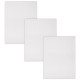 Холсты на подрамнике, набор 3 штуки, BRAUBERG ART BASIC, 30х40 см, 280 г/м2, хлопок, грунт, 192677