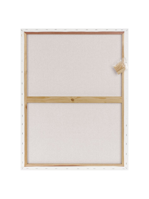 Холсты на подрамнике, набор 2 штуки, BRAUBERG ART BASIC, 60х80 см, 280 г/м2, хлопок, грунт, 192675
