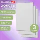 Холсты на подрамнике, набор 3 штуки, BRAUBERG ART BASIC, 20х30 см, 280 г/м2, хлопок, грунт, 192676