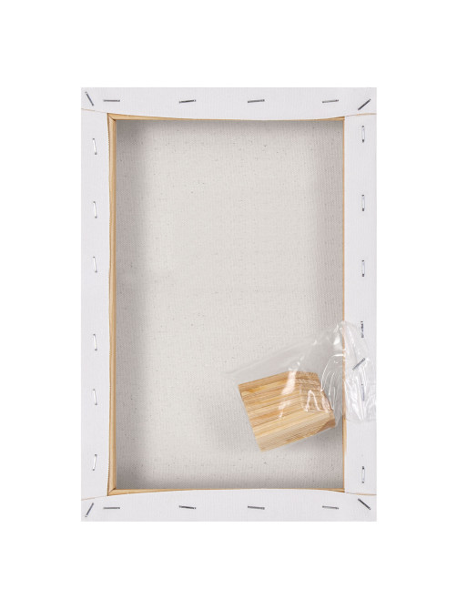 Холсты на подрамнике, набор 3 штуки, BRAUBERG ART BASIC, 20х30 см, 280 г/м2, хлопок, грунт, 192676