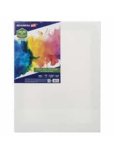 Холст на подрамнике акварельный BRAUBERG ART CLASSIC, 30х40, 240г/м, 100% хлопок,мелкое зерно 191668