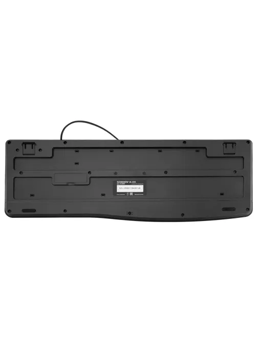 Клавиатура проводная бесшумная USB, 104 клавиши, SONNEN JK-205, черная, 513949