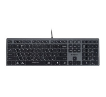 Клавиатура проводная A4TECH Fstyler FX50, USB, 109 кнопок, серая, 1624628