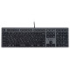Клавиатура проводная A4TECH Fstyler FX50, USB, 109 кнопок, серая, 1624628