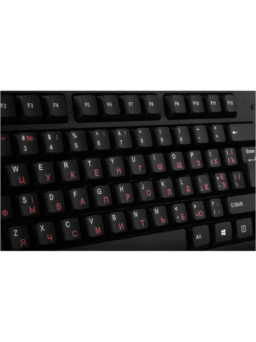 Клавиатура проводная SVEN KB-S300, USB, 104 клавиши, чёрная, SV-015756