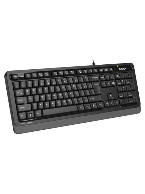 Клавиатура проводная A4TECH Fstyler FKS10, USB, 104 кнопки, черная, 1530187