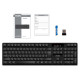 Клавиатура беспроводная SVEN KB-C2300W, USB, 104 клавиши, 2,4 GHz, черная, SV-021474