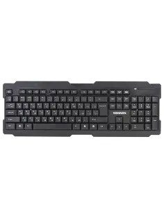 Клавиатура беспроводная SONNEN KB-5156, USB, 104 клавиши, 2,4 Ghz, черная, 512654