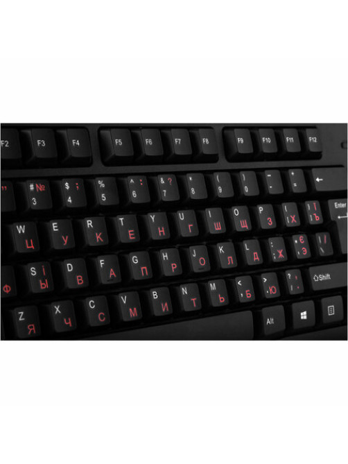 Клавиатура проводная SVEN KB-S300, USB, 104 клавиши, чёрная, SV-015756