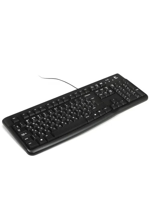 Клавиатура проводная LOGITECH K120, USB, 104 клавиши, черная