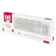 Клавиатура проводная SMARTBUY ONE 238, USB, 104 клавиши, белый, SBK-238U-W