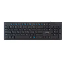 Клавиатура проводная SMARTBUY SLIM 206, USB, 104 клавиши, черная, SBK-206US-K