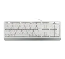 Клавиатура проводная A4TECH Fstyler FK10, USB, 104 кнопки, белая, 1147536