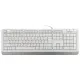 Клавиатура проводная A4TECH Fstyler FK10, USB, 104 кнопки, белая, 1147536