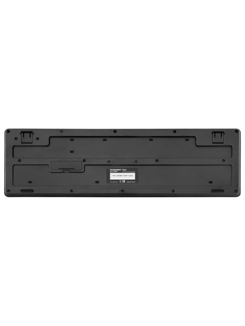 Клавиатура беспроводная бесшумная, USB, 104 клавиши, SONNEN 1065, черная, 513951