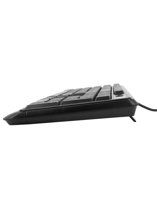 Клавиатура проводная бесшумная USB, 104 клавиши, SONNEN JK-205, черная, 513949