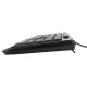 Клавиатура проводная бесшумная USB, 104 клавиши, SONNEN JK-205, черная, 513949