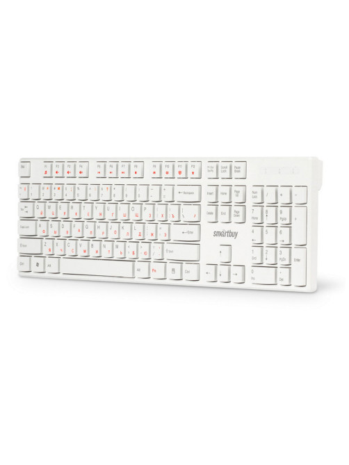 Клавиатура проводная SMARTBUY ONE 238, USB, 104 клавиши, белый, SBK-238U-W