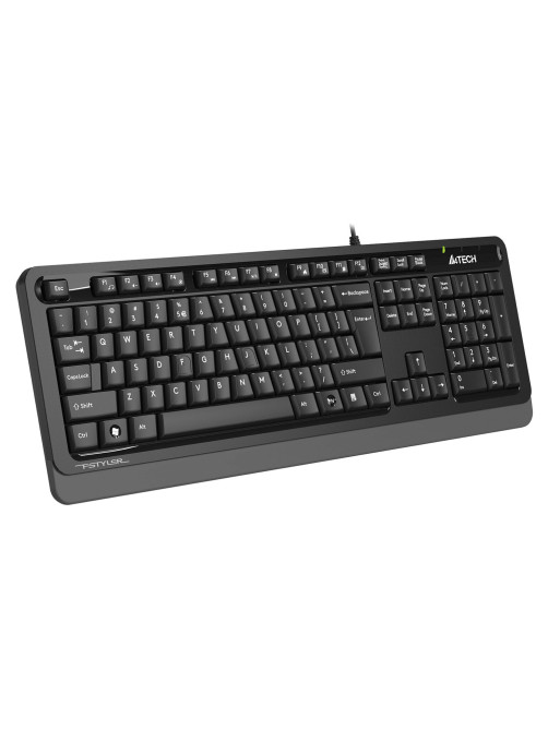Клавиатура проводная A4TECH Fstyler FKS10, USB, 104 кнопки, черная, 1530187