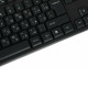 Клавиатура проводная A4TECH KK-3, USB, 104 кнопки, черная, 1530244