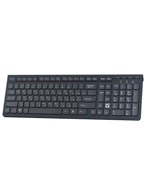 Клавиатура беспроводная DEFENDER UltraMate SM-535 RU, USB, 108 клавиш, 2,4 Ghz, черная, 45535